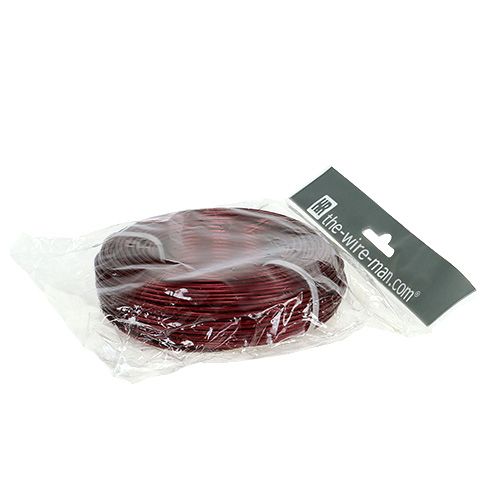 Artículo Alambre aluminio Ø2mm 500g 60m Burdeos