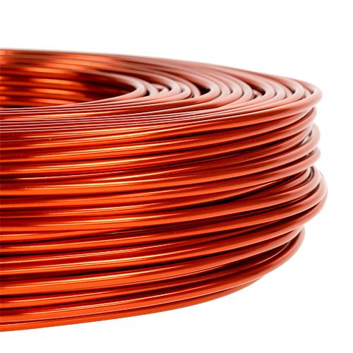 Alambre de aluminio Ø2mm 500g 60m Naranja