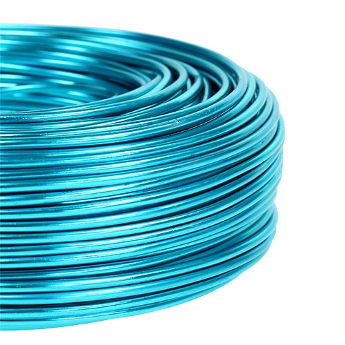 Alambre de aluminio Ø2mm 500g 60m turquesa