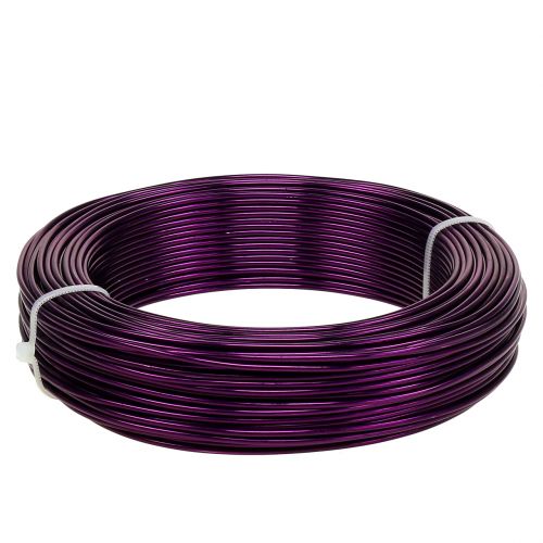 Artículo Hilo de aluminio Ø2mm morado oscuro 60m 500g