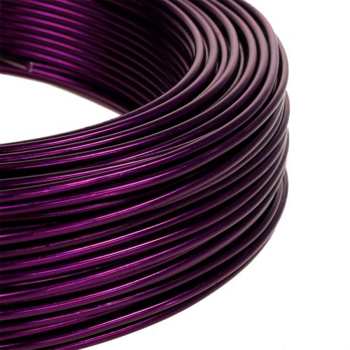 Artículo Hilo de aluminio Ø2mm morado oscuro 60m 500g