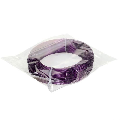 Artículo Hilo de aluminio Ø2mm morado oscuro 60m 500g