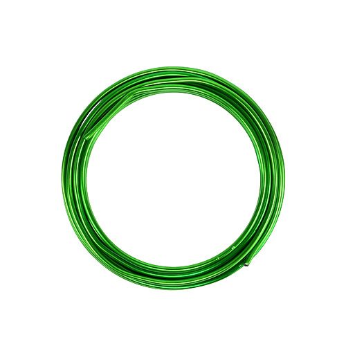 Floristik24 Alambre de aluminio 2mm verde 3m