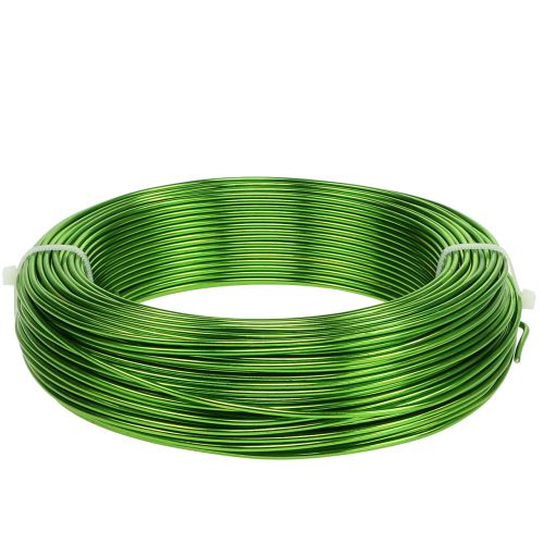 Artículo Alambre de aluminio Ø2mm verde mayo 60m 500g