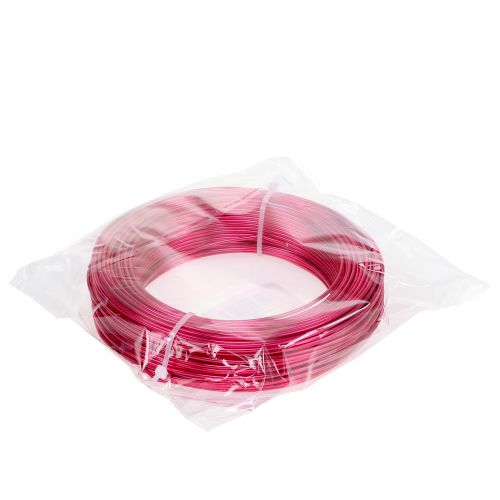 Artículo Hilo Aluminio Ø2mm Rosa 60m 500g