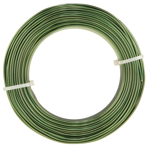 Artículo Alambre de aluminio verde Ø2mm alambre artesanal verde oscuro 500g 60m