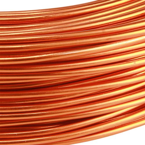 Artículo Alambre de aluminio naranja Ø2mm alambre artesanal aluminio 500g 60m