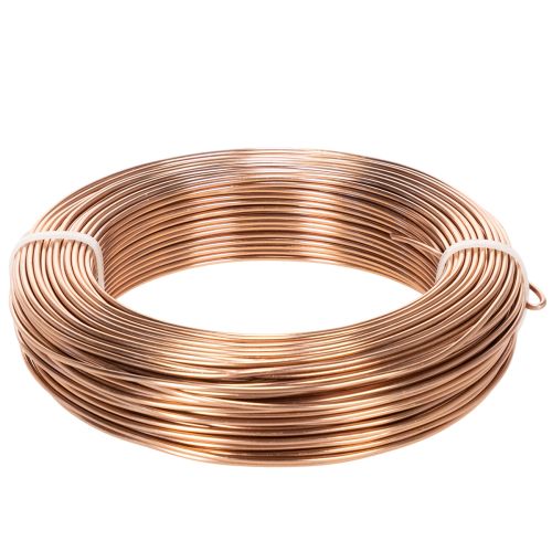 Alambre de aluminio de 2 mm para floristería y manualidades, 60 m, 500 g comprar | Floristik24.es