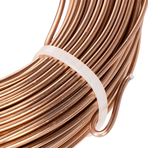 Alambre de aluminio de 2 mm para floristería y manualidades, 60 m, 500 g | Floristik24.es