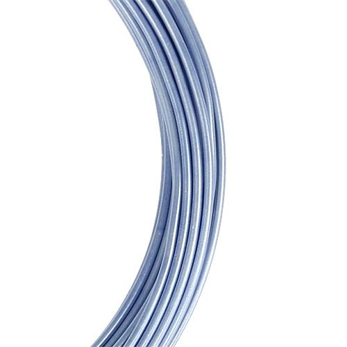 Floristik24 Hilo aluminio azul pastel Ø2mm 12m