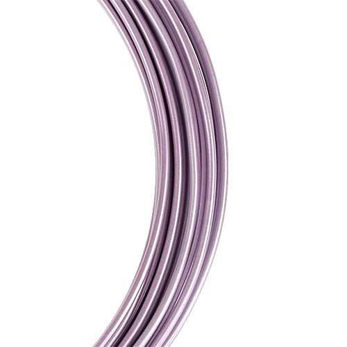 Artículo Hilo aluminio violeta pastel Ø2mm 12m