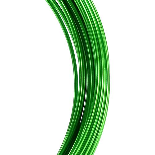Artículo Hilo de aluminio 2mm 100g verde manzana