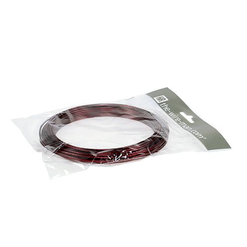 Artículo Alambre de aluminio 2mm 100g Burdeos