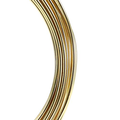 Alambre de aluminio 2mm 100g oro