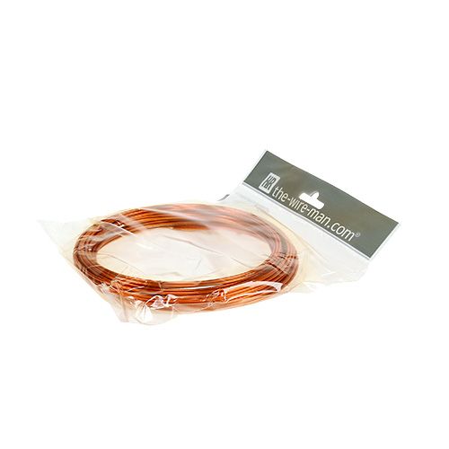 Artículo Alambre de aluminio 2mm 100g naranja