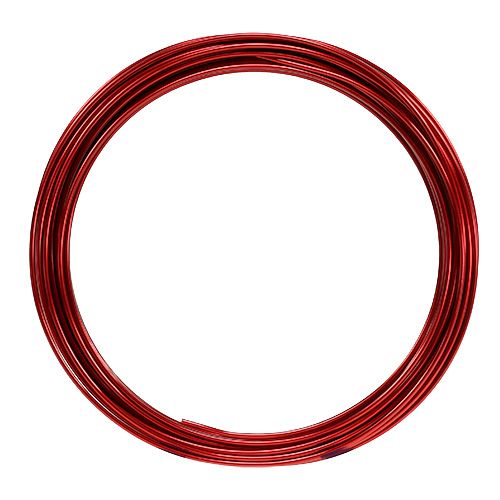 Alambre de aluminio 2mm 100g rojo
