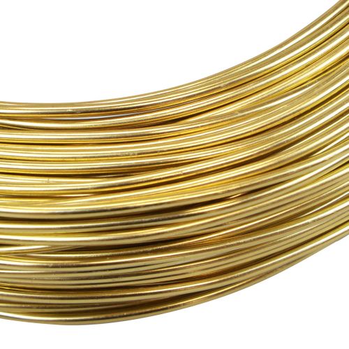 Artículo Alambre de aluminio Ø2mm 500g 60m oro
