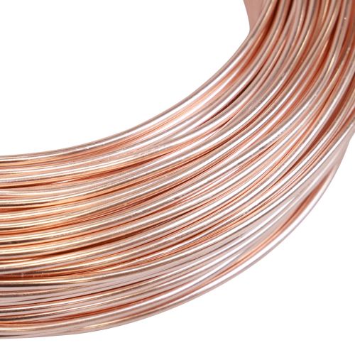 Artículo Alambre de aluminio alambre de aluminio 2mm alambre de joyería oro rosa 60m 500g