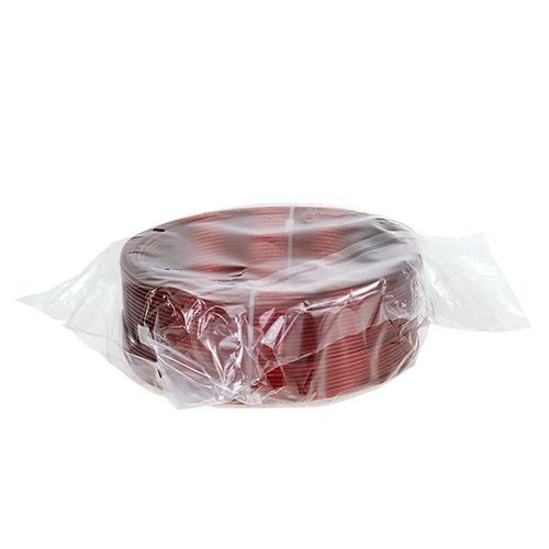 Floristik24 Alambre de aluminio rojo Ø2mm 500g (60m)