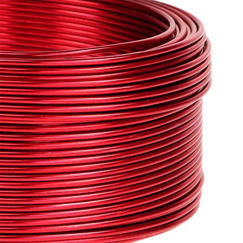 Artículo Hilo Aluminio Rojo Ø2mm 500g 60m