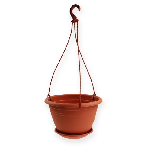 Floristik24 Cesta colgante Galicia Ø30cm terracota