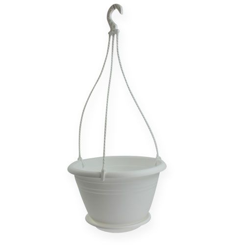 Artículo Cesta colgante Galicia Ø30cm blanco