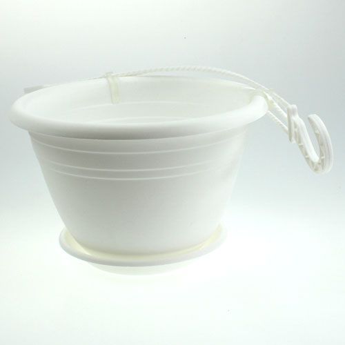 Artículo Cesta colgante Galicia Ø30cm blanco