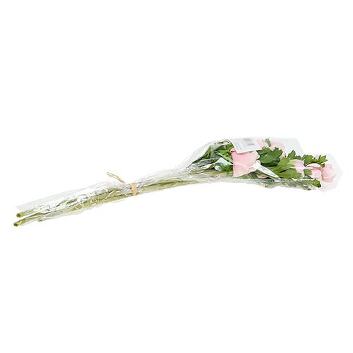 Floristik24 Anémona artificial rosa 6pcs