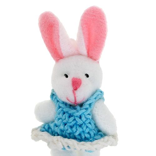 Artículo Colgante Bunny 5,5cm Azul 9pcs