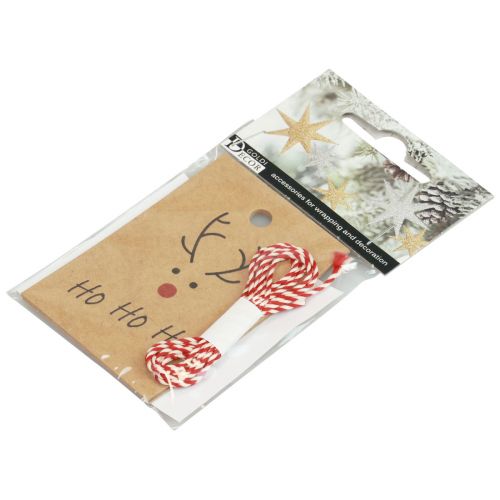 Artículo Colgante navideño para elaborar renos 5,5x8,5cm 4uds