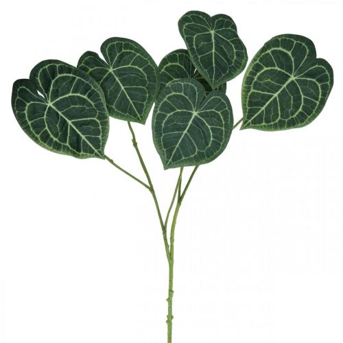 Floristik24 Anthurium Artificial Hojas Planta Falsa Verde 96cm