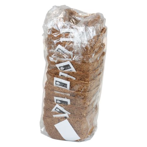 Artículo Macetas de cultivo, maceta de fibra de coco, material natural, maceta de coco, 11cm, 12 Uds.