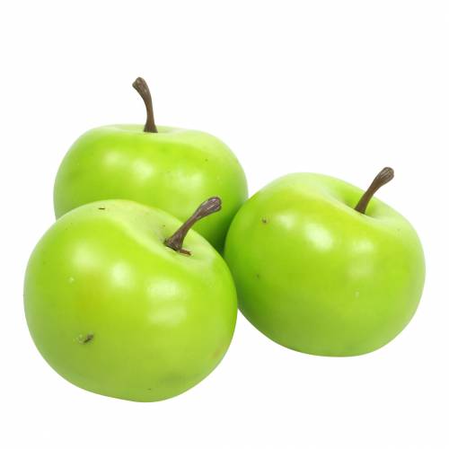 Floristik24 Mini manzana verde artificial Ø4cm 24pcs