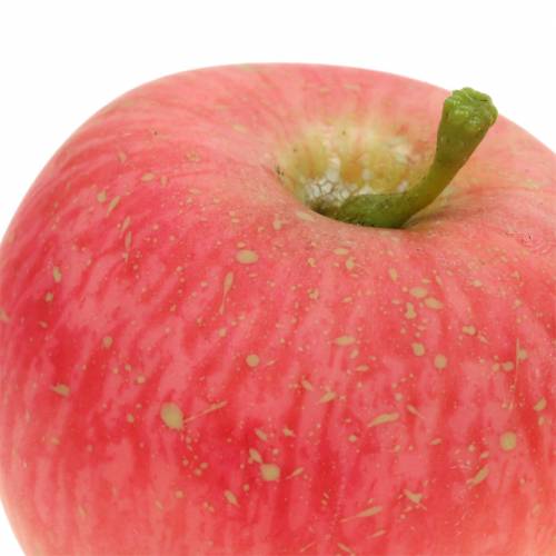 Floristik24 Deco manzana rosa, amarillo real touch 6,5cm 6ud