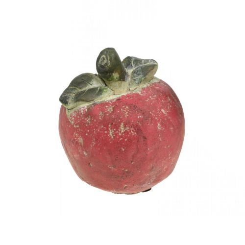 Floristik24 Manzana para decorar, otoño, fruta decorativa de hormigón, decoración de mesa Ø13cm