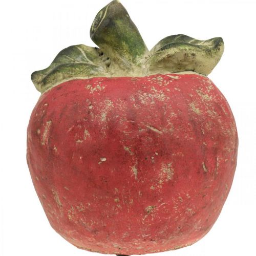 Artículo Manzana decorativa, otoño, decoración de mesa, hormigón H17cm Ø15cm