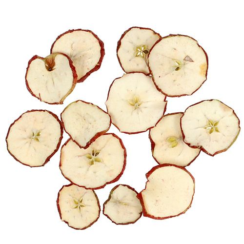 Floristik24 Rodajas de manzana roja 500g