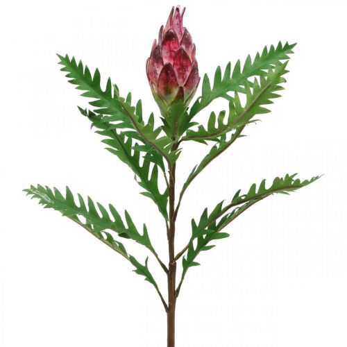 Floristik24 Alcachofa Alcachofa Rosa Plantas Artificiales Deco Otoño Al 68cm