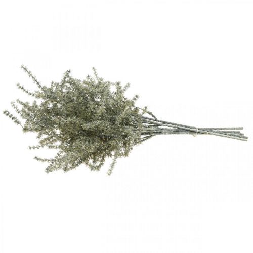 Floristik24 Rama decorativa de alerce blanco lavado artificial 45cm 6ud