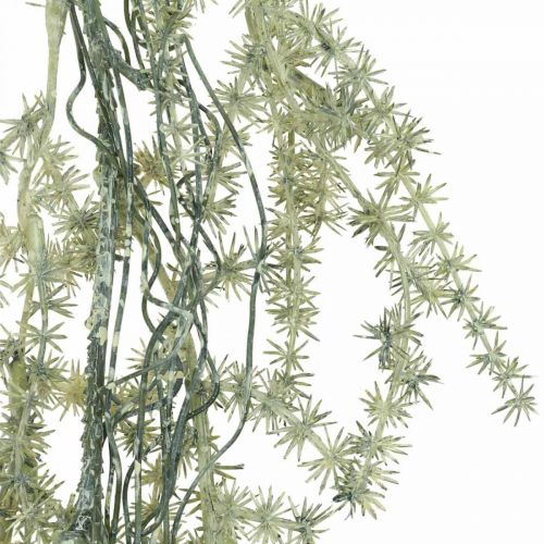 Artículo Guirnalda artificial decoración de alerce esmerilado blanco gris 170cm