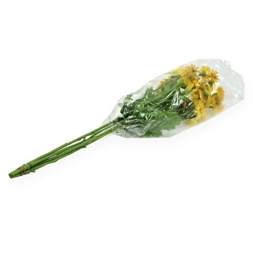 Floristik24 Deco rama Margarita amarilla 43cm 4pcs