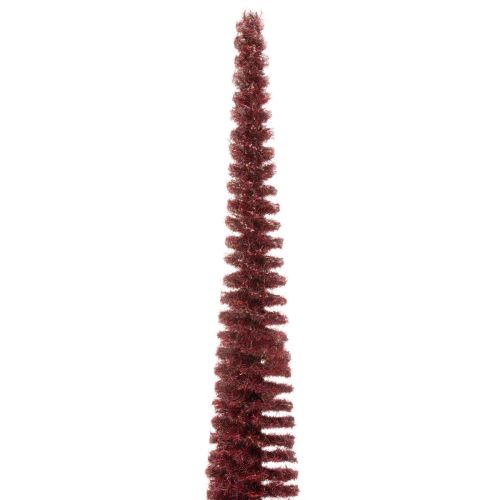 Árbol de Navidad decorativo, figura de árbol estilizada sobre una base de madera, 60 cm. | Floristik24.es