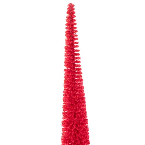 Árbol de Navidad decorativo estrecho, árbol de Navidad artificial sobre base de madera, 40 cm, 3 piezas | Floristik24.es