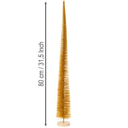 Árbol de Navidad decorativo delgado, adorno alto para árbol de Navidad, 80 cm | Floristik24.es