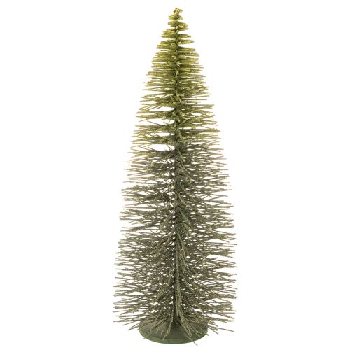 Árbol de Navidad artificial verde con soporte para decoración de mesa, 90 cm.