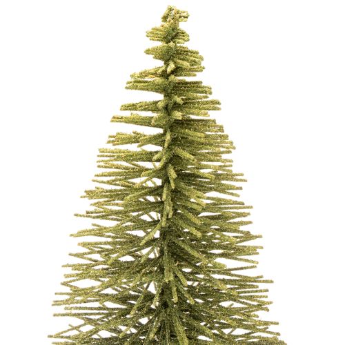 Árbol de Navidad artificial verde con soporte para decoración de mesa, 90 cm. | Floristik24.es