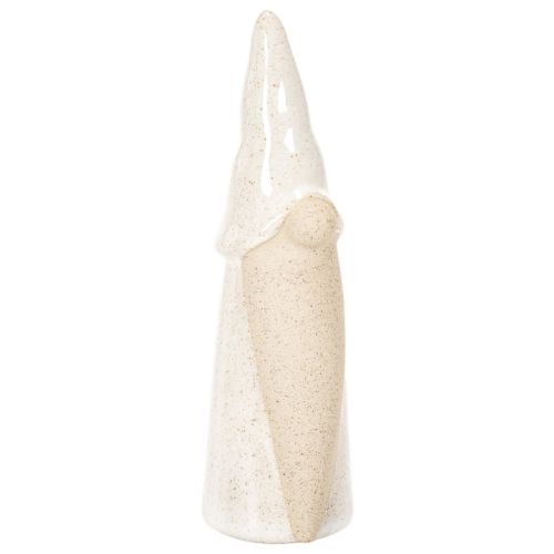 Figura decorativa de gnomo, cerámica ligera, estilo escandinavo, 18 cm, 3 piezas