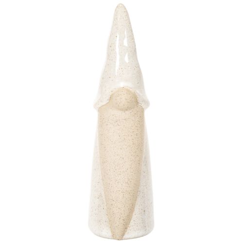 Figura decorativa de gnomo, cerámica ligera, estilo escandinavo, 18 cm, 3 piezas | Floristik24.es