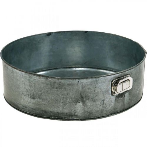 Floristik24 Macetero, molde decorativo para hornear, molde desmontable para plantar, decoración de metal Ø24cm H7.5cm