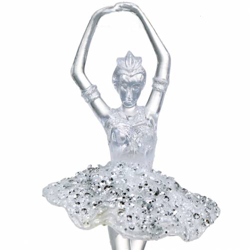 Floristik24 Percha deco decoración árbol de Navidad Bailarina 18cm 2pcs